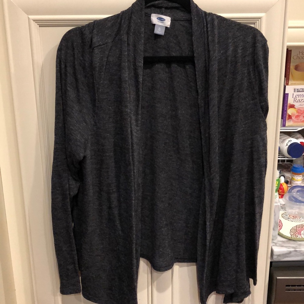Gray Old Navy Cartigan